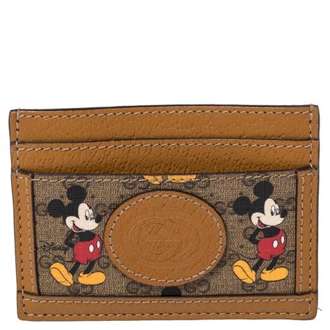 gucci card wallet disney|mickey mouse Disney Gucci.